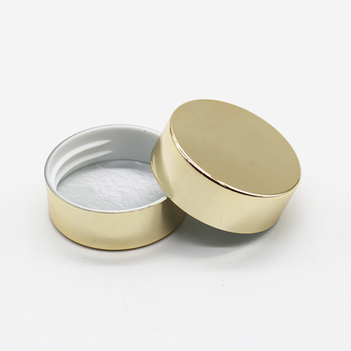 淡金电镀喷涂半牙塑料盖