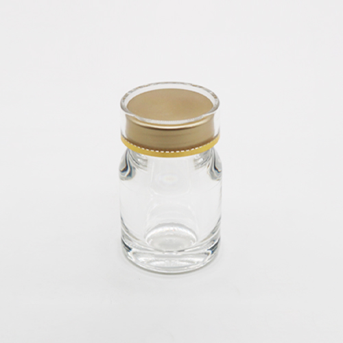 亚克力胶囊瓶配双色塑料盖